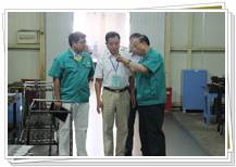 河北省紡織與服裝行業(yè)協(xié)會(huì)孫為倫會(huì)長參觀考察同和公司