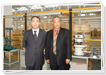 中國紡織報社長遲宗君、副主編張澤華視察我司